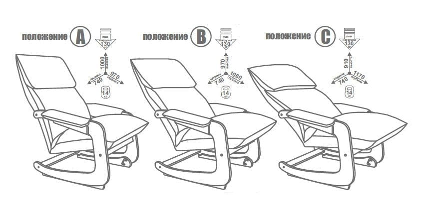 Кресло-трансформер Модель 81 венге / Дунди_4
