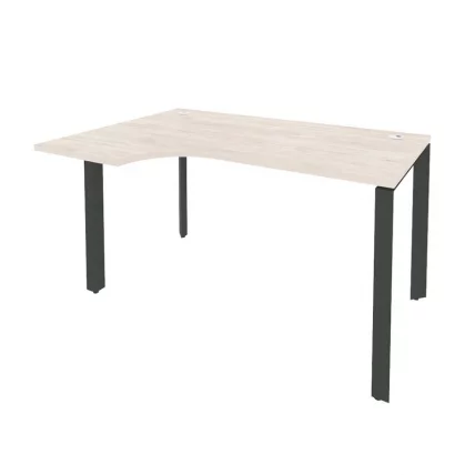 Стол эргономичный левый на П-образном м/к ONIX O.MP-SA-2L Денвер Светлый/Антрацит_0
