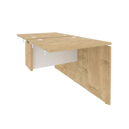 Стол-приставка двойной к опорным элементам ONIX O.D.SPR-0.7 Тиквуд Светлый/Белый_0