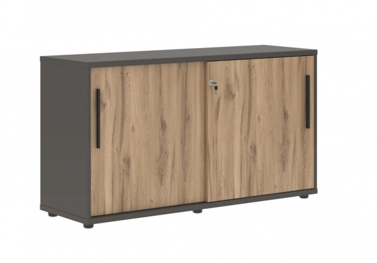 Шкаф с дверьми-купе EDIS ELC 1343 Дуб Денвер светлый Черный Мокко_0