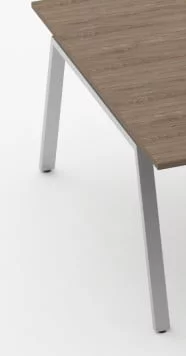 Л-образный металлический каркас с траверсами Deka 74.145.14 К Металлик матовый муар_0