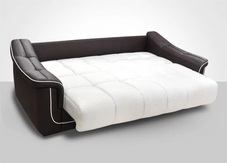 Диван-кровать Кристалл форест бейдж,каролина бейдж,арена дарк браун_1