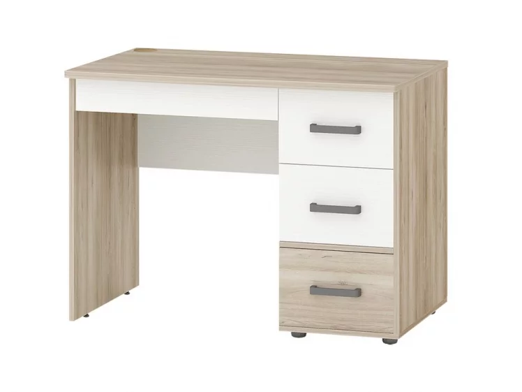 Стол компьютерный Эверест 500.26 Дуб Кронберг/Белый шпон_0