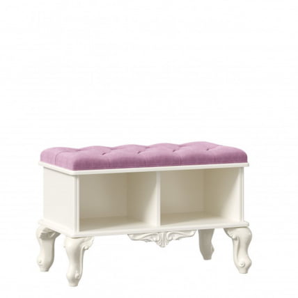 Банкетка 700 Маркиза ЛД 517.035.000 Алебастр Сиреневый_0