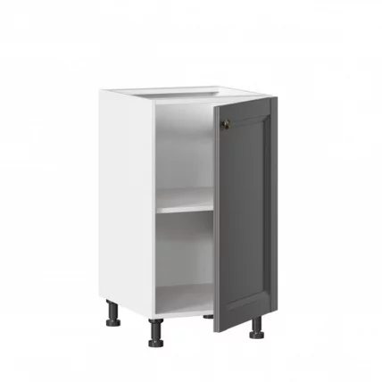 Тумба кухонная 450 Амели-3 ЛД 299.030.000.005 Белый Оникс серый_1