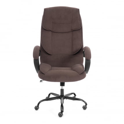 Кресло руководителя OREON metalBL велюр, коричневый, 6_4