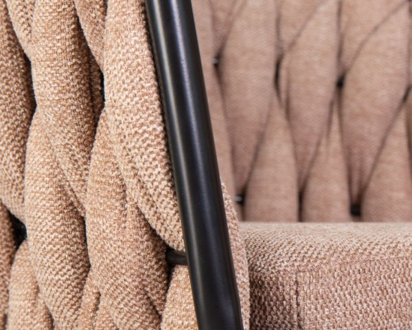 Стул барный DOBRIN LEON (коричневая ткань (LAR 275-3)) 2 шт_8