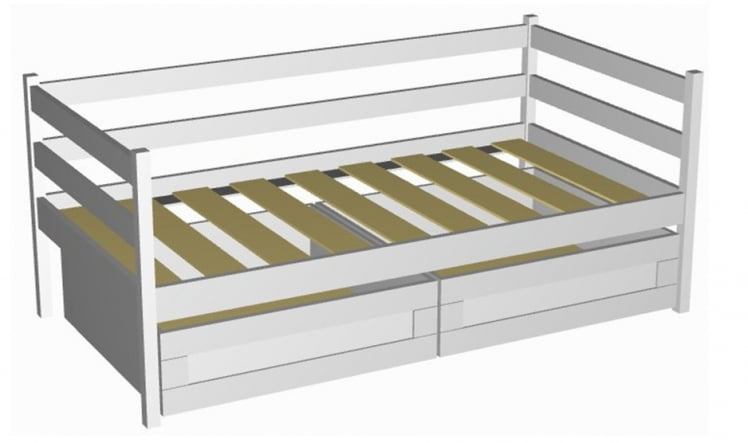 Ящики выкатные RooRoom VK-8 Белые_1