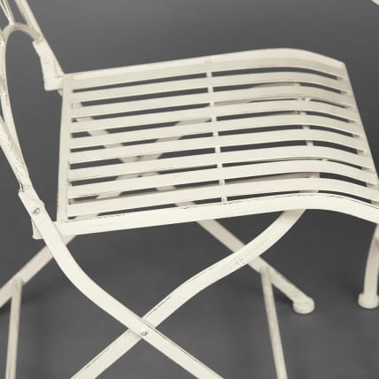 Комплект (стол + 2 стула) Secret de Maison PALLADIO (mod. PL08-8668/8669) белый антик (antique white)_5