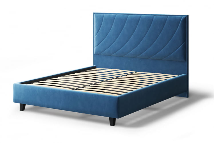 Кровать СОФИЯ 2000*1200мм (на опорах), синий_1