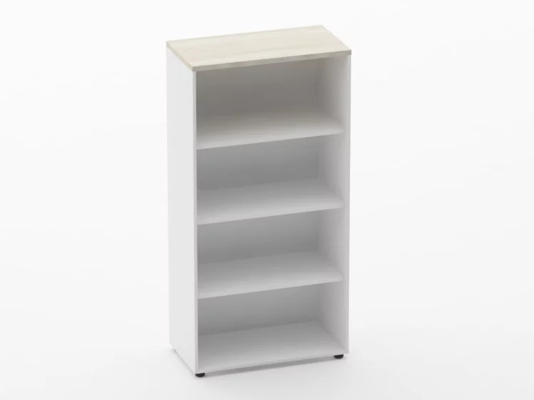 Шкаф 3 широкий открытый Deka 10.16.101 Дуб Сантана светлый/Белый_0