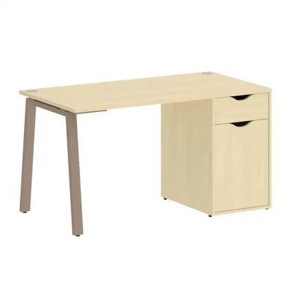 Стол письменный HOME OFFICE VR.SP-3-138.1.A Клен/Мокко металл_0