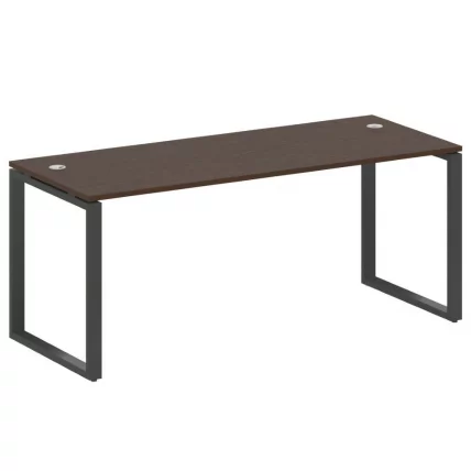 Стол письменный на О-образном м/к METAL SYSTEM БО.СП-5 Венге/Антрацит_0