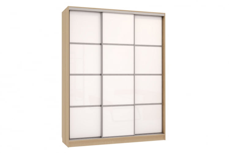 Шкаф-купе Бассо 2-600 Бассо 2-600 SK-01B04.H дуб сонома/белый_0