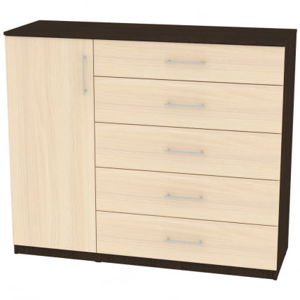 Комод Калисто(K40)1147х1352х468ручкарейлинг160мм(Венге-ДМ)_0