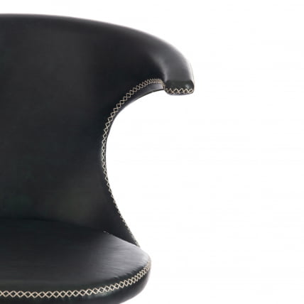 Стул FLAIR (mod. 9020) экокожа/металл, 60 х 56 х 78 см , зеленый 14/черный_5