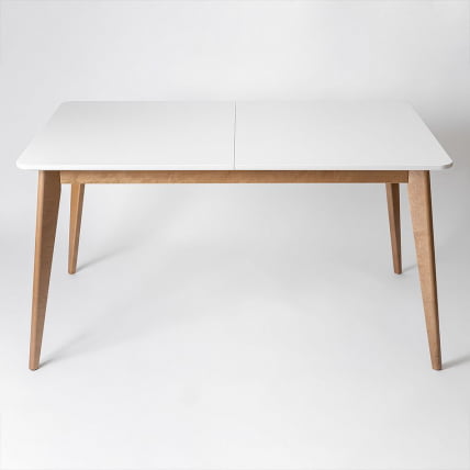 Стол обеденный Пегас Plus 120x75 Эмаль белая_0