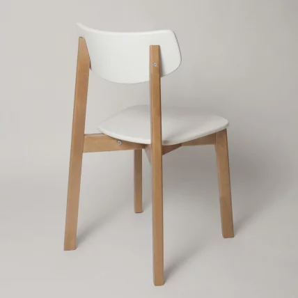 Стул с жестким сиденьем Вега Эмаль белая_1