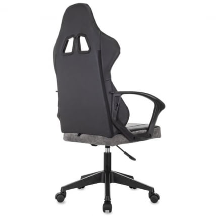 Кресло компьютерное BRABIX Forcer GM-127, 2 подушки, экокожа/велюр, черное/серое_3