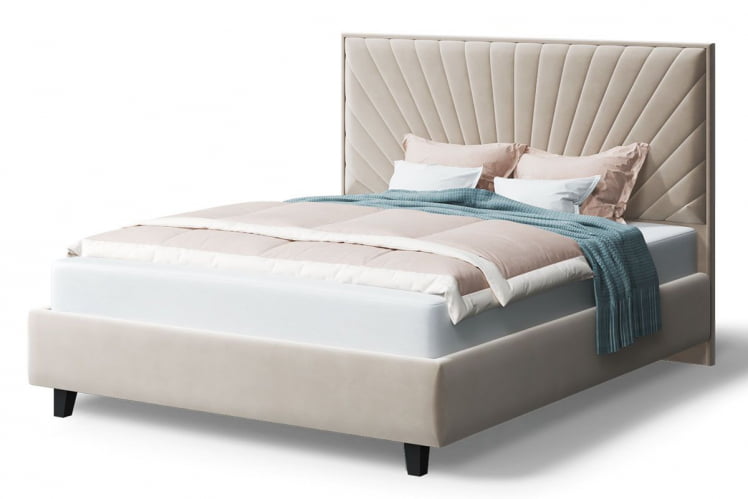 Кровать Леона, 2000 x 1400 мм, бежевый_0