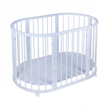 Кровать-трансформер 6-в-1 Merry Happy 01 Белая_9