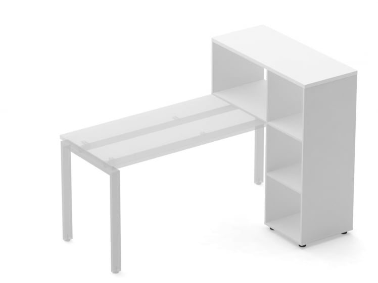 Стеллаж к столу Deka 9.06.10 Белый_1