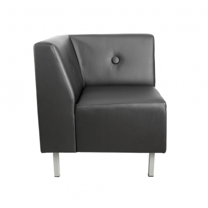 Диван офисный Скайнет секция модуль А черный Ecotex 3001_1