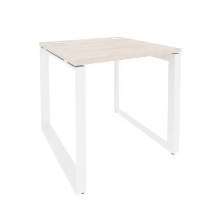 Стол рабочий на О-образном м/к ONIX O.MO-SP-0.8 Денвер Светлый/Белый_0