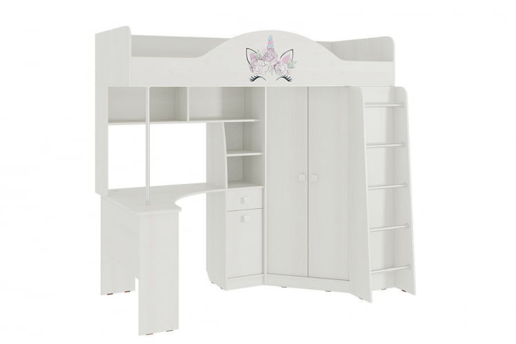 Детский комплекс Фэнтези MDF-08 белый рамух_0