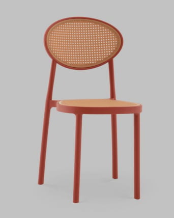 Стул Junie пластиковый красный_5