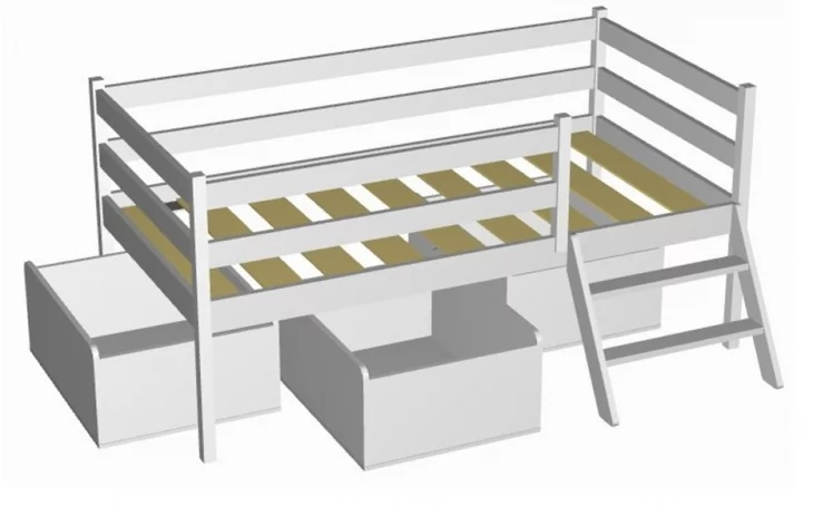 Ящики выкатные RooRoom VK-11р Розовые_1