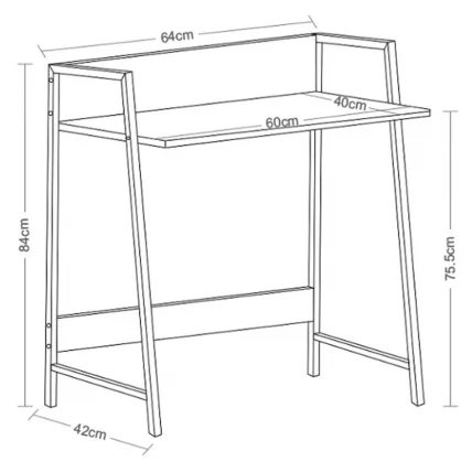 Стол на металлокаркасе BRABIX LOFT CD-003 Дуб антик_9