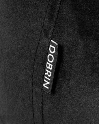 Стул полубарный DOBRIN CHRISTIAN 65 черный велюр V108-77_7