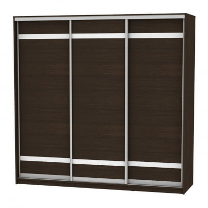 Шкаф-купе B-220х235х60-3(Венге-D9D9D9)_0