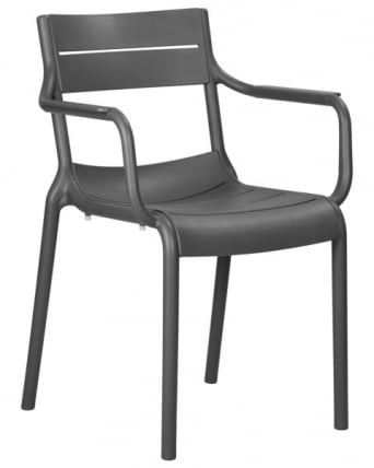 Стул обеденный DOBRIN TIM ARM (темно-серый (GR-04)) 4 шт_1