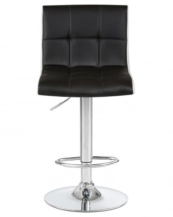 Стул барный DOBRIN CANDY (черно-белый) 2 шт_6