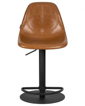 Стул барный DOBRIN ROME (коричневый винтажный PU (MS09)) 2 шт_6