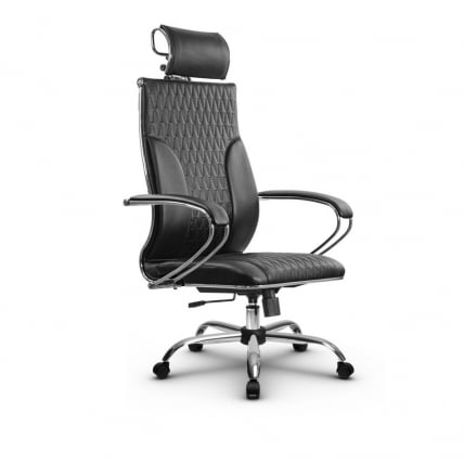 Кресло руководителя Metta L 2c 44B/K Комплект 5 Черное_0