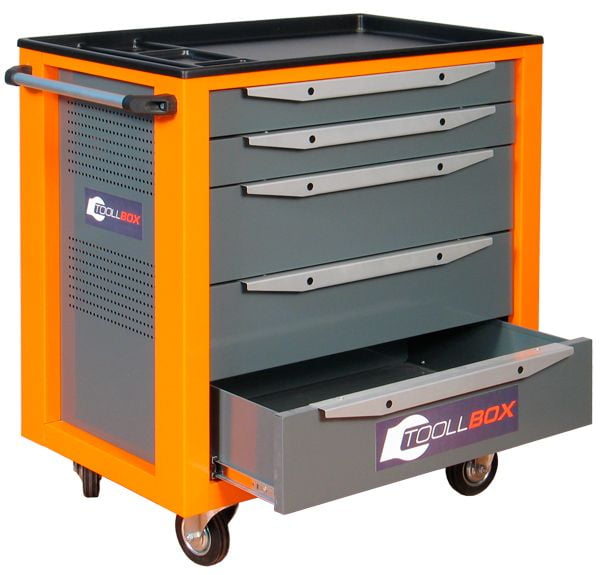 Тележка инструментальная TBS-5 оранжевый_0