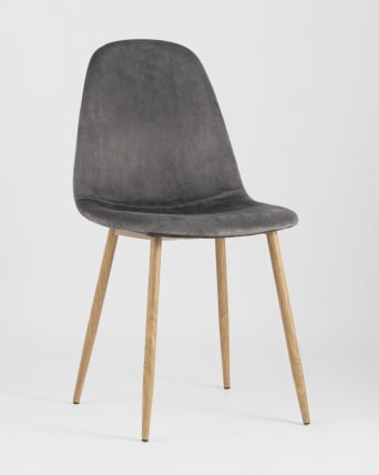 Стул Валенсия велюр Серый_1