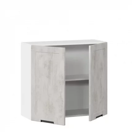 Шкаф кухонный 800 Джамис ЛД 296.360.000.022 Белый Белый камень_1