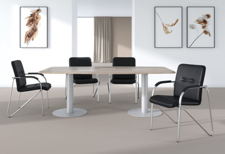 Кресло посетителя CHAIRMAN 850 N Бежевый_3