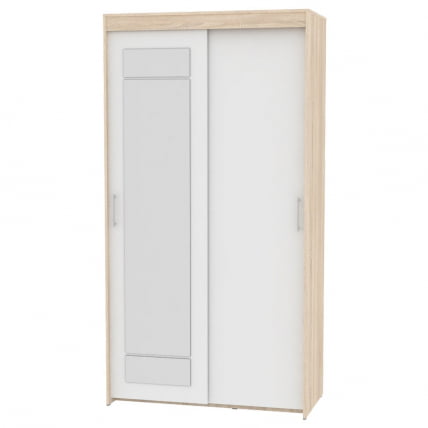 Шкаф-купе T-1-230х120х60-M(ДСС-Белый-4)_0