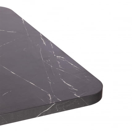 Стол обеденный GENT ЛДСП, 110-145x68,6x75,5 см, Мрамор Блэк Роял/Белый_10