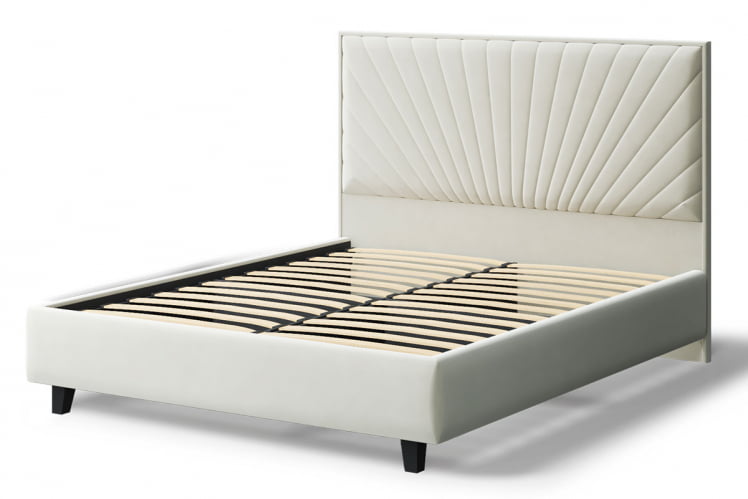 Кровать Леона, 2000 x 1400 мм, серо-белый_1