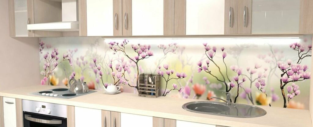 Глянцевый фартук (КОМПОЗИТ) KM 213_2