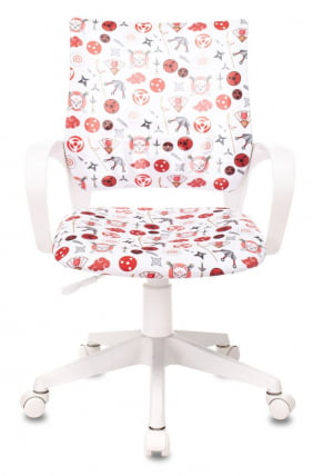 Кресло детское Бюрократ KD-W4/NRTO-WH_1