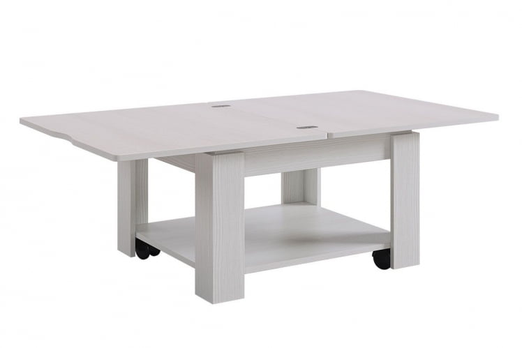 Стол-трансформер Адам 1 CZ-015 белый рамух/белый рамух_1