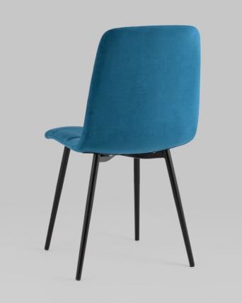 Стул Oliver велюр Пыльно-синий_5