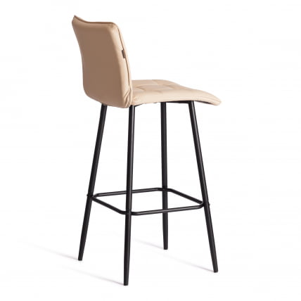 Барный стул Bari/Бари экокожа , бежевый, 45х56х110 см_2
